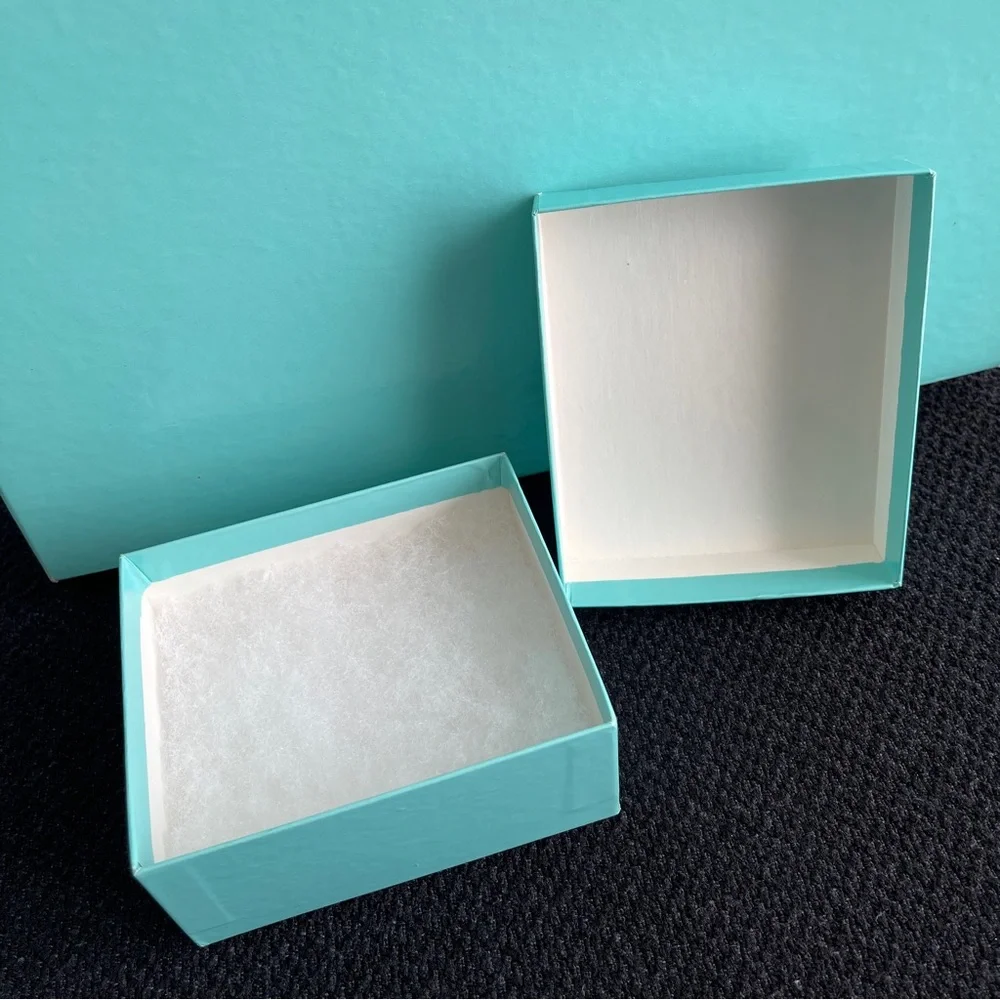 TIFFANY & CO Set of 2 Jewelry Storage Display Boxes